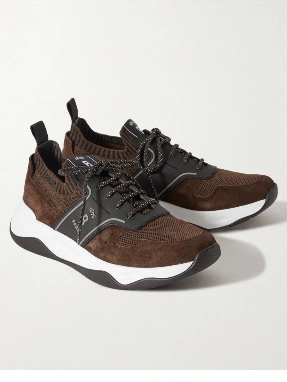 Berluti Shadow Knit Suede Sneakers 8 (US 9) $1480